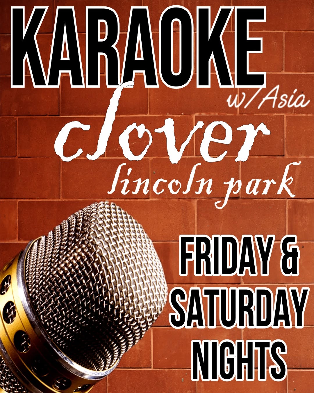 Karaoke night at Clover Lincoln Park